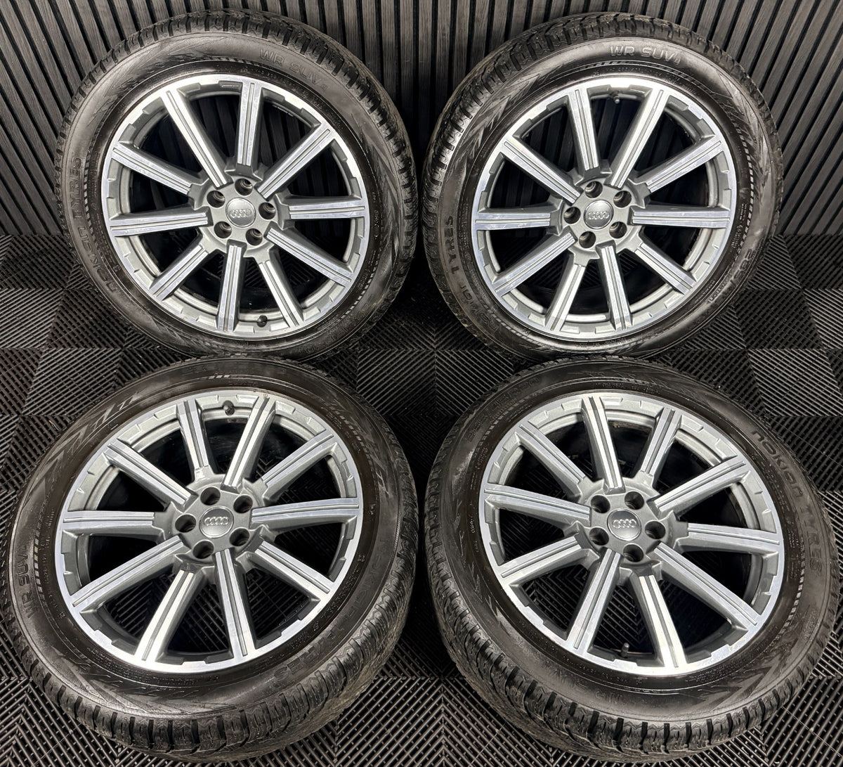 20'' Audi Q7 S Line Grey DC Alloy Wheels Alloys Tyres 4M0601025AD Genuine