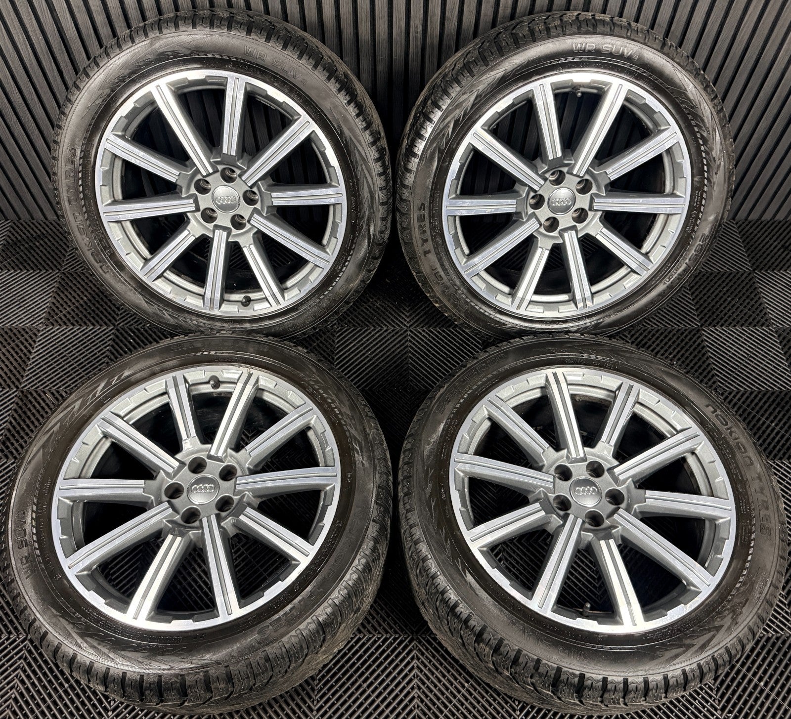 20'' Audi Q7 S Line Grey DC Alloy Wheels Alloys Tyres 4M0601025AD Genuine