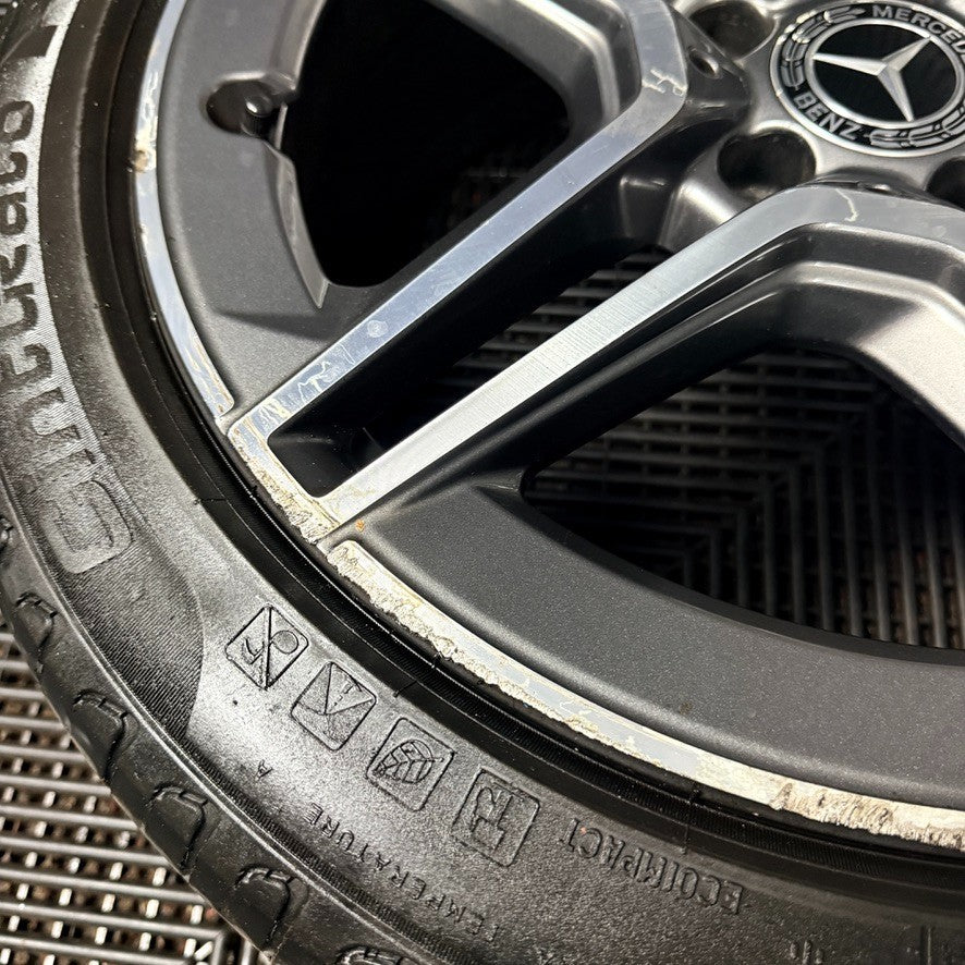 18'' Mercedes Amg A Class Cla B Alloy Wheels Tyres Alloys W177 Genuine