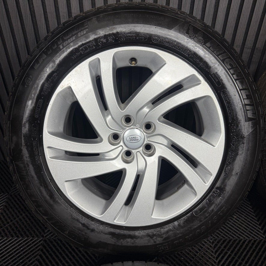 18'' GENUINE RANGE ROVER EVOQUE SILVER DISCOVERY SPORT LAND ALLOY WHEELS TYRES