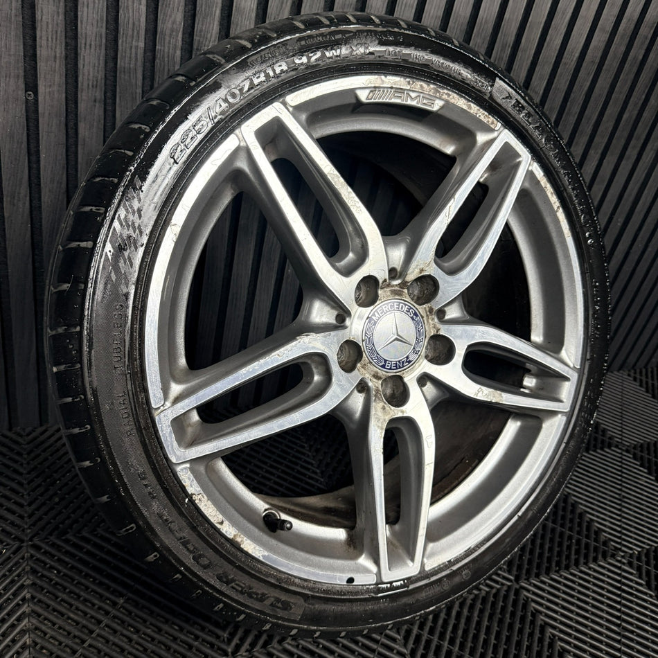 1X 18'' Mercedes AMG A Class CLA Grey W176 Alloy Wheel Tyre A1764010700 Genuine