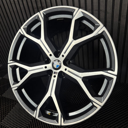 1X 21'' GENUINE BMW X5 X6 741 M SPORT 4 G05 G06 ALLOY WHEEL 8071999 REAR