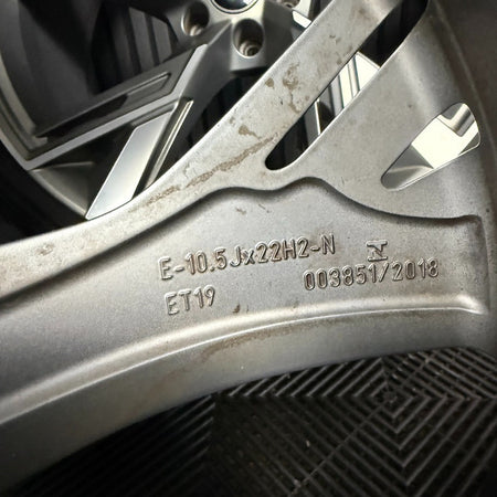 22" GENUINE AUDI RS6 RS7 TRAPEZ 4K RS 5 SPOKE ALLOY WHEELS TYRES 4K0601025S