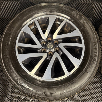 18'' GENUINE NISSAN NAVARA GREY DC D40 NP300 ALLOY WHEELS TYRES ALLOYS