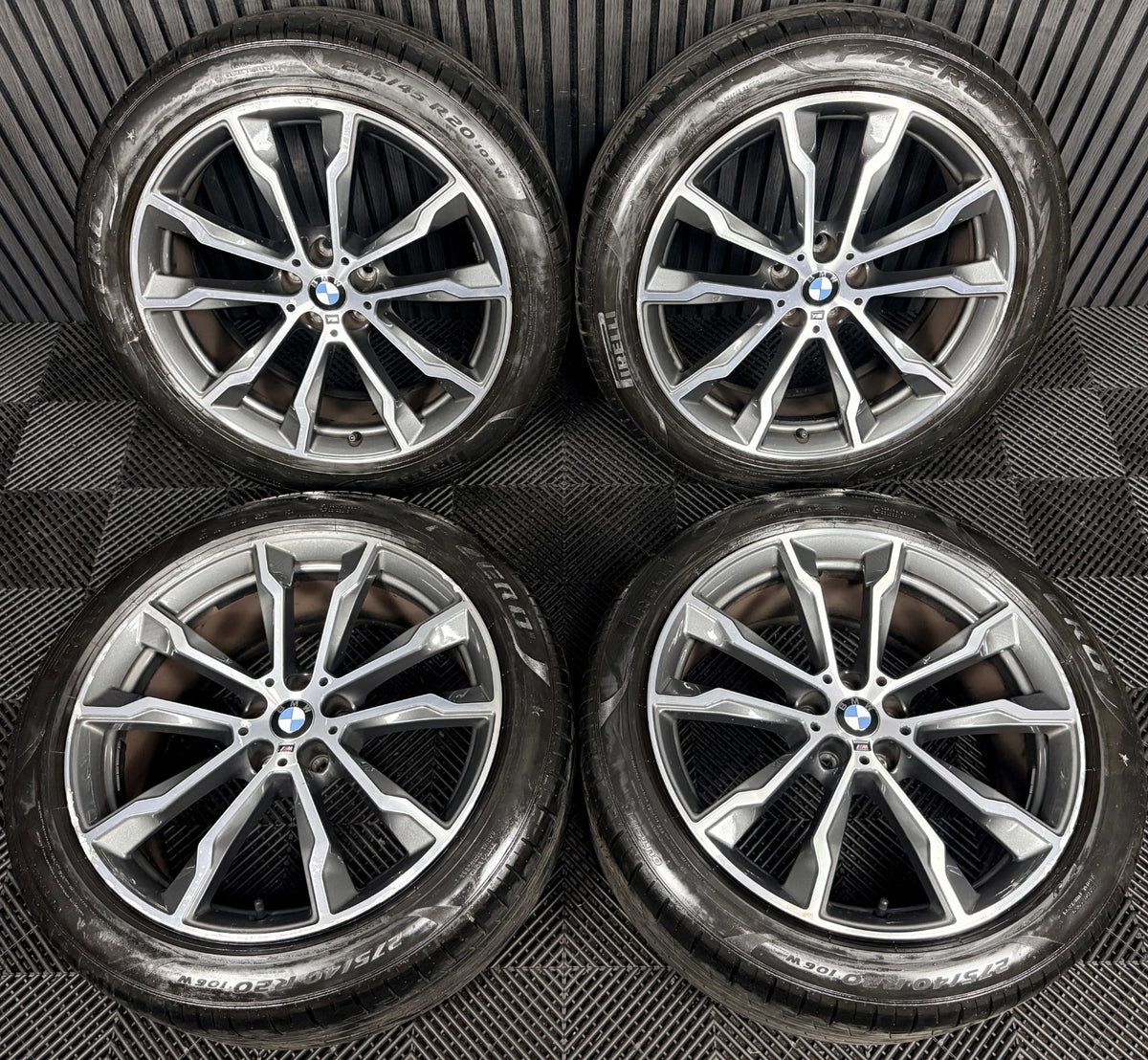 20'' BMW X3 X4 G01 G02 699 M Sport Alloy Wheels Tyres Alloys 801026 Genuine