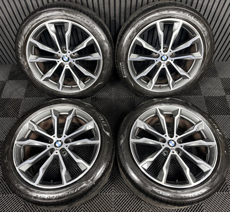 20'' BMW X3 X4 G01 G02 699 M Sport Alloy Wheels Tyres Alloys 801026 Genuine