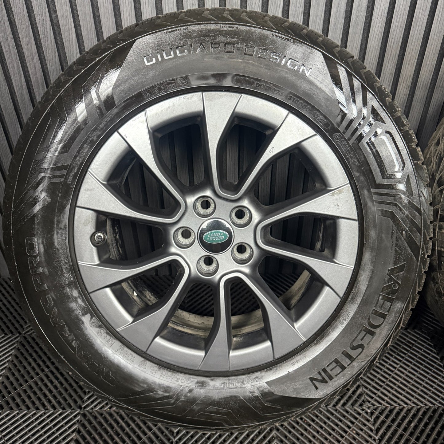 17'' GENUINE RANGE ROVER EVOQUE GREY LAND DISCOVERY SPORT ALLOY WHEELS TYRES