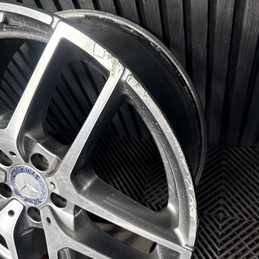 19'' Mercedes AMG GLC Grey DC Sport Alloy Wheels 5X112 Genuine A2534011800