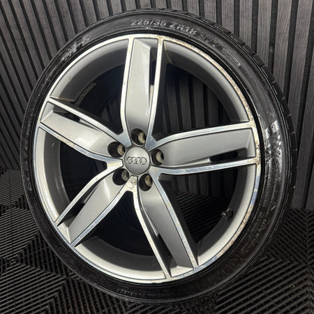1X 18'' GENUINE VW AUDI A1 8X1 ALLOY WHEEL TYRE SINGLE 8XA601025F 7.5J ET37.5