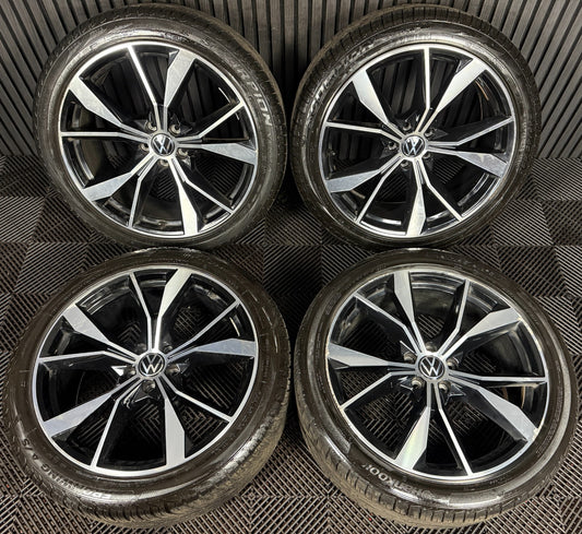 20'' GENUINE VW TIGUAN R LINE MISANO ALLOY WHEELS TYRES ALLOYS 5NA601025AH