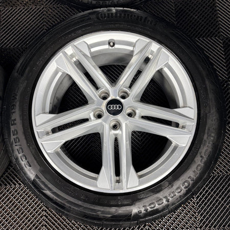 19'' Audi Q5 5 Double Spoke S Line Alloy Wheels Tyres 5X112 80A601025G Genuine