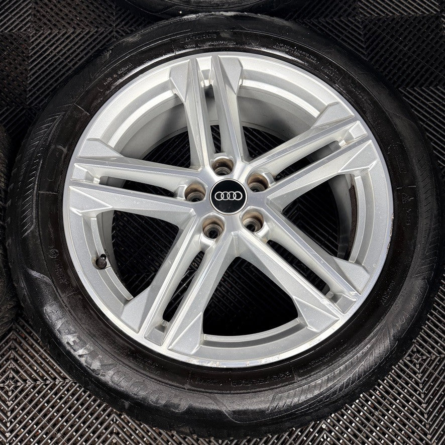 19'' Audi Q5 5 Double Spoke S Line Alloy Wheels Tyres 5X112 80A601025G Genuine