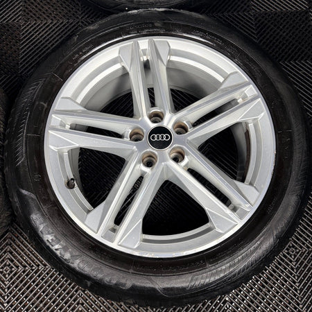 19'' Audi Q5 5 Double Spoke S Line Alloy Wheels Tyres 5X112 80A601025G Genuine