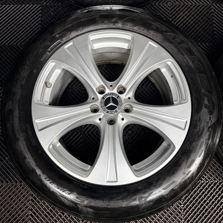 18'' Mercedes GLC Silver 5 Spoke Alloy Wheels Tyres Alloys A2534010800 Genuine