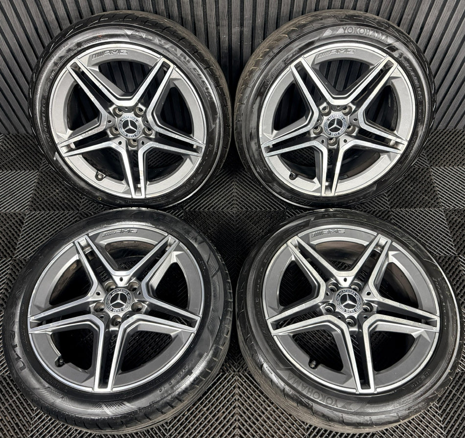 18'' Mercedes Amg A Class Cla B Alloy Wheels Tyres Alloys W177 Genuine