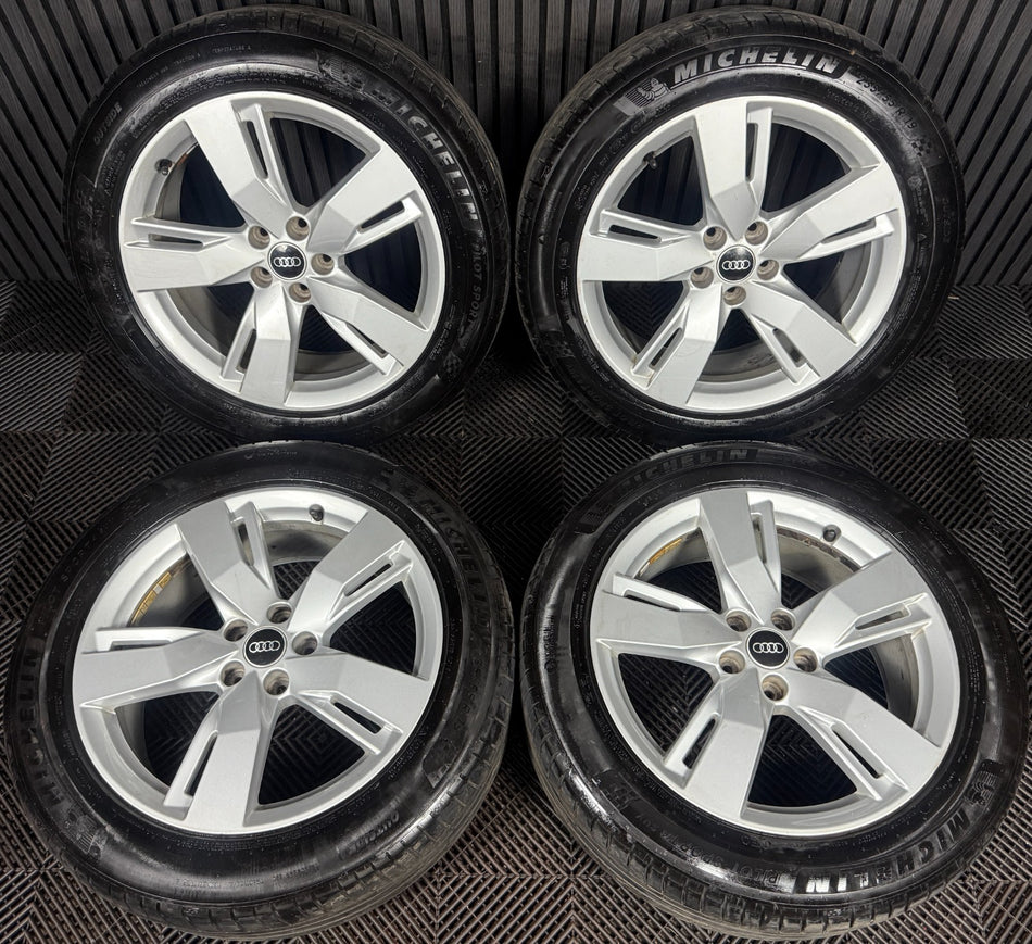 19'' GENUINE AUDI Q5 5 SPLIT SPOKE S LINE ALLOY WHEEL TYRES 5X112 80A601025D