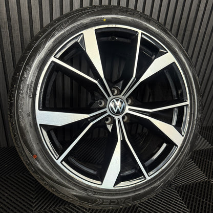 1X 20'' GENUINE VW TIGUAN MISANO R LINE 5NA601025AH DC ALLOY TYRE WHEEL SINGLE