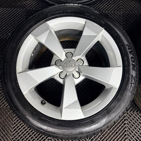 16'' Audi A1 5 Spoke Alloy Wheels Alloys Tyres Genuine 8XA601025A