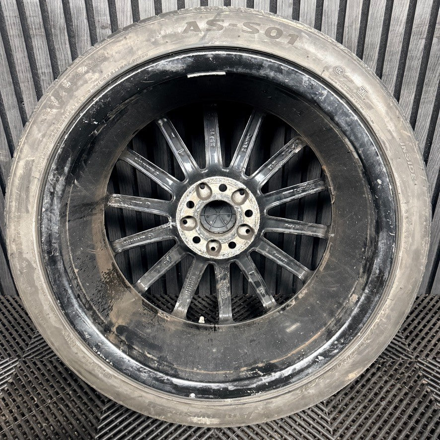 1X 18'' Mercedes AMG A Class CLA W176 Black Alloy Wheel Tyre A1764010200 Genuine