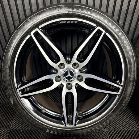 19'' Mercedes AMG E Class W213 Black DC Sport Alloy Wheels Tyres Alloys Genuine