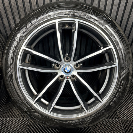 18" Bmw 5 Series 4 662 Grey Dc M Sport G30 G31 Alloy Wheel Tyres 7855081 Genuine