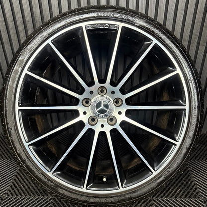 1X 20" GENUINE AMG MERCEDES E CLASS BLACK ALLOY WHEEL BACK W213 A2134012300 REAR