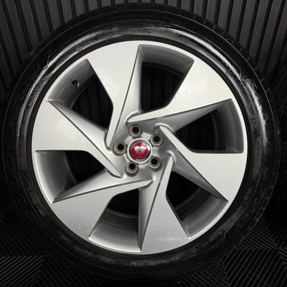 20'' GENUINE JAGUAR I PACE I-PACE 6007 6 SPOKE ALLOY WHEELS TYRES J9D3-BC-SS