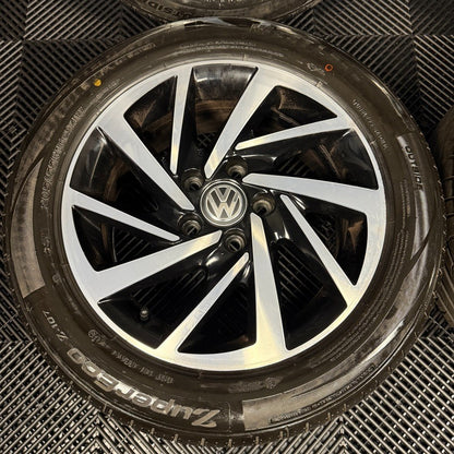16'' GENUINE VW GOLF MK7 WOODSTOCK MK8 MK6 ALLOY WHEELS TYRES ALLOYS 5G0601025DS