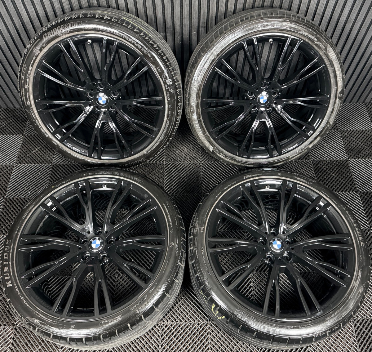 21'' BMW X3 X4 G01 G02 724 Black M Sport Wheels Tyres Alloys 8043670 Genuine
