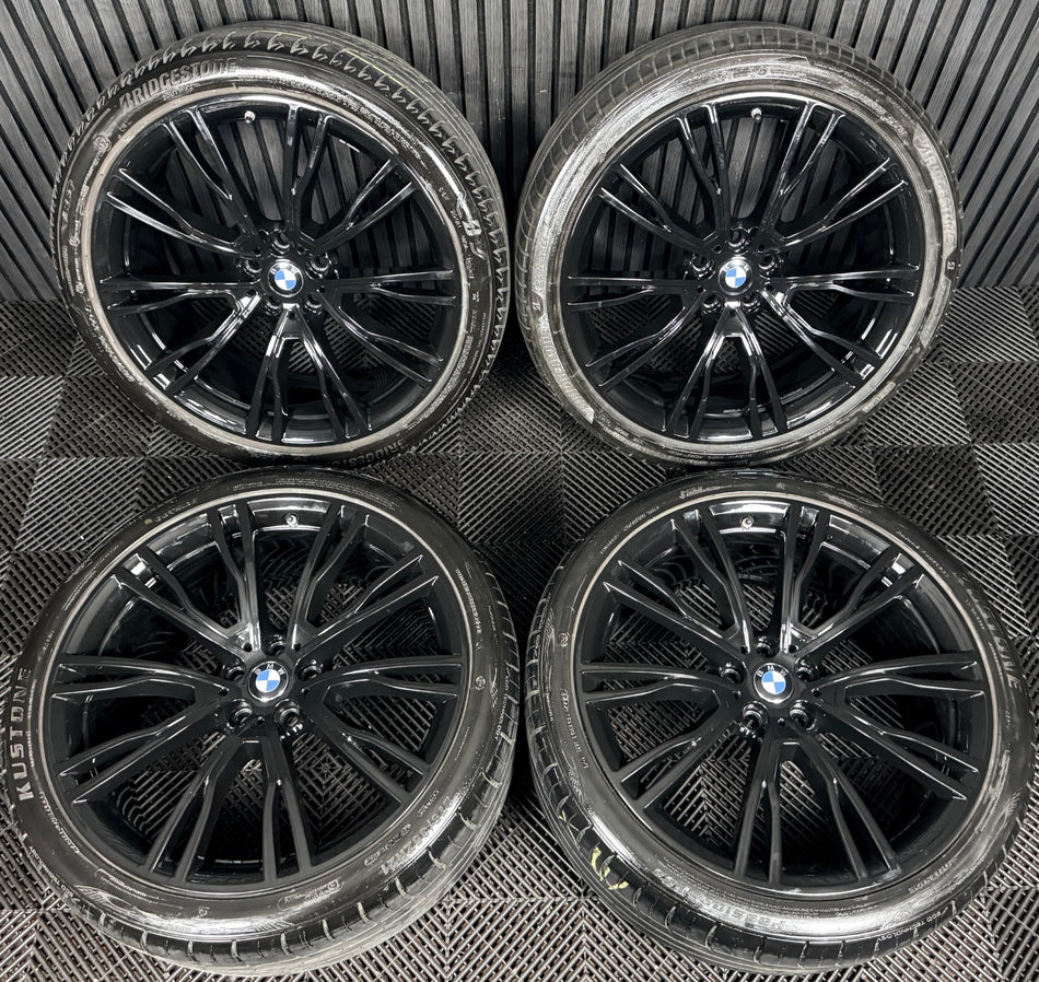 21'' BMW X3 X4 G01 G02 724 Black M Sport Wheels Tyres Alloys 8043670 Genuine
