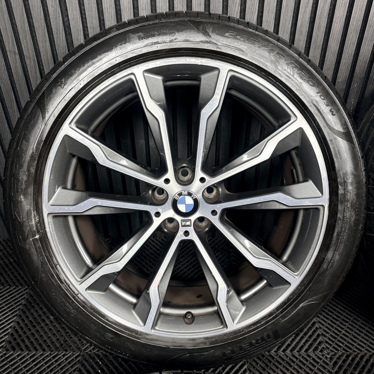 20'' BMW X3 X4 G01 G02 699 M Sport Alloy Wheels Tyres Alloys 801026 Genuine
