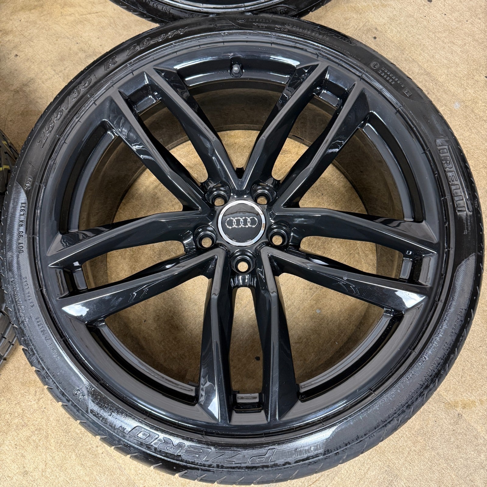 20'' GENUINE AUDI A6 S LINE BLACK EDITION C7 ALLOYS WHEELS TYRES 4G9601025M