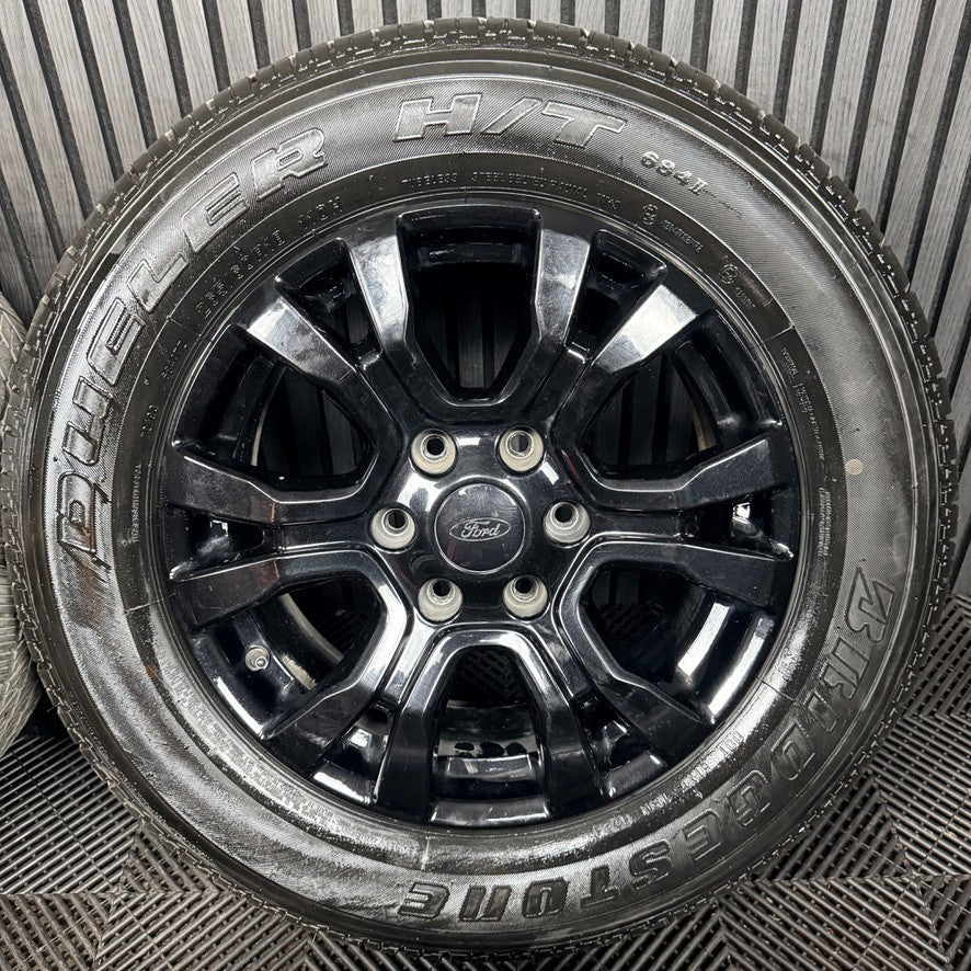 18'' Ford Ranger Black DC Wildtrak Alloy Wheels Tyres Alloys Genuine