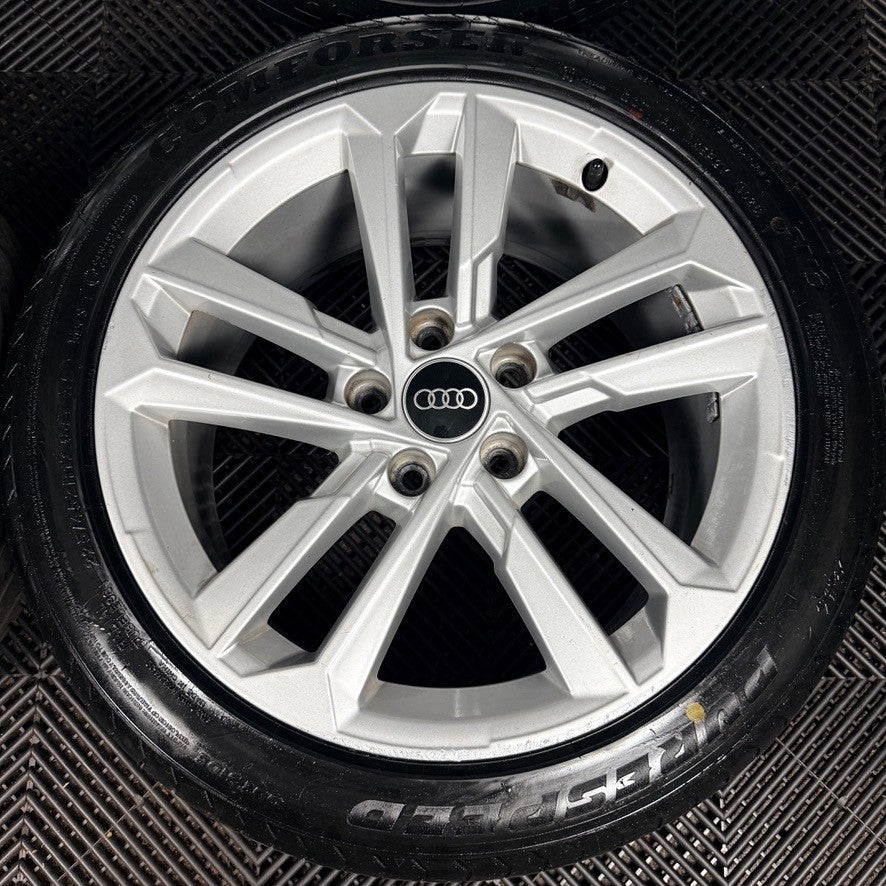 17'' Audi A3 Silver Sport Wheels Alloys Tyres 8Y0601025E Genuine
