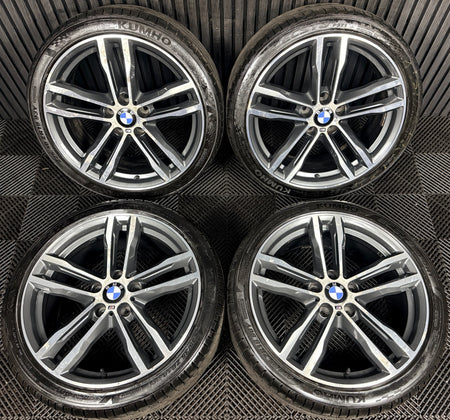 19" BMW 3 Series 704 Grey DC M Sport F30 F31 F32 E90 Alloy Wheels Tyres Genuine