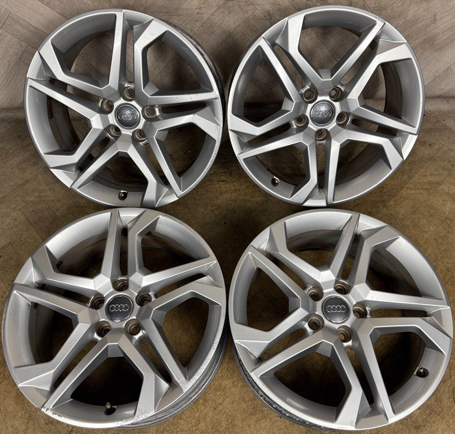 18'' GENUINE AUDI A4 A6 A3 Q5 Q3 STAR SPOKE WHEELS ALLOYS 80A601025P