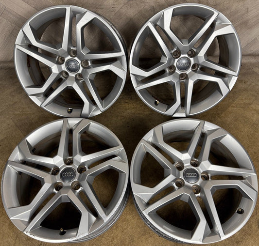 18'' GENUINE AUDI A4 A6 A3 Q5 Q3 STAR SPOKE WHEELS ALLOYS 80A601025P