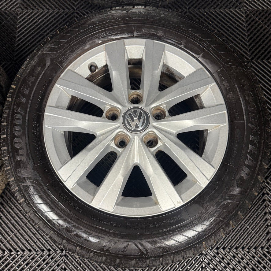 16'' GENUINE VW TRANSPORTER T6 T6.1 T5 CARAVELLE CLAYTON ALLOY WHEELS TYRES