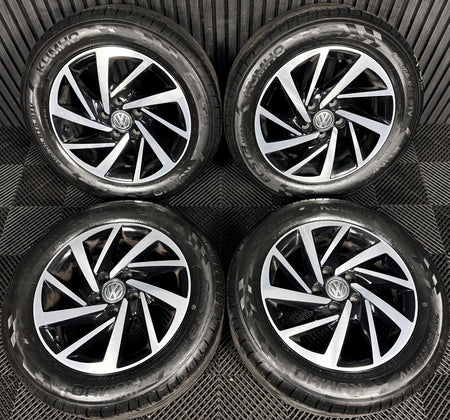 16'' VW Golf Mk7 Woodstock Mk8 Mk6 Alloy Wheels Tyres Alloys 5G0601025DS Genuine