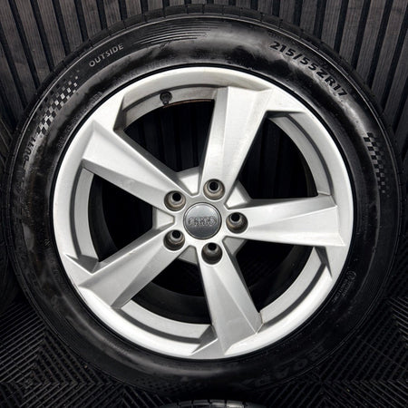 17'' Audi Q2 5 Spoke Alloy Wheels Tyres Alloys 81A601025B Genuine
