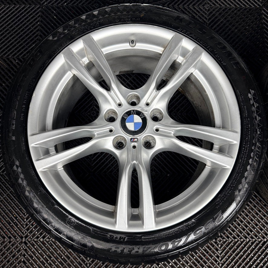 18" Bmw 3 Series 400 M Sport F30 F31 F32 F36 E90 E92 Alloy Tyres Wheels Genuine