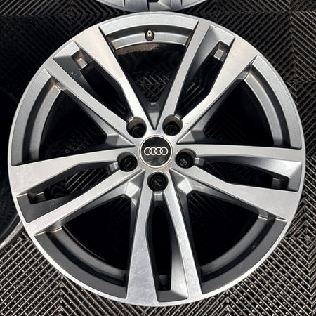 19'' Audi A6 C8 S Line 5 Double Spoke Alloy Wheels A4 B8 B9 4K0601025H Genuine