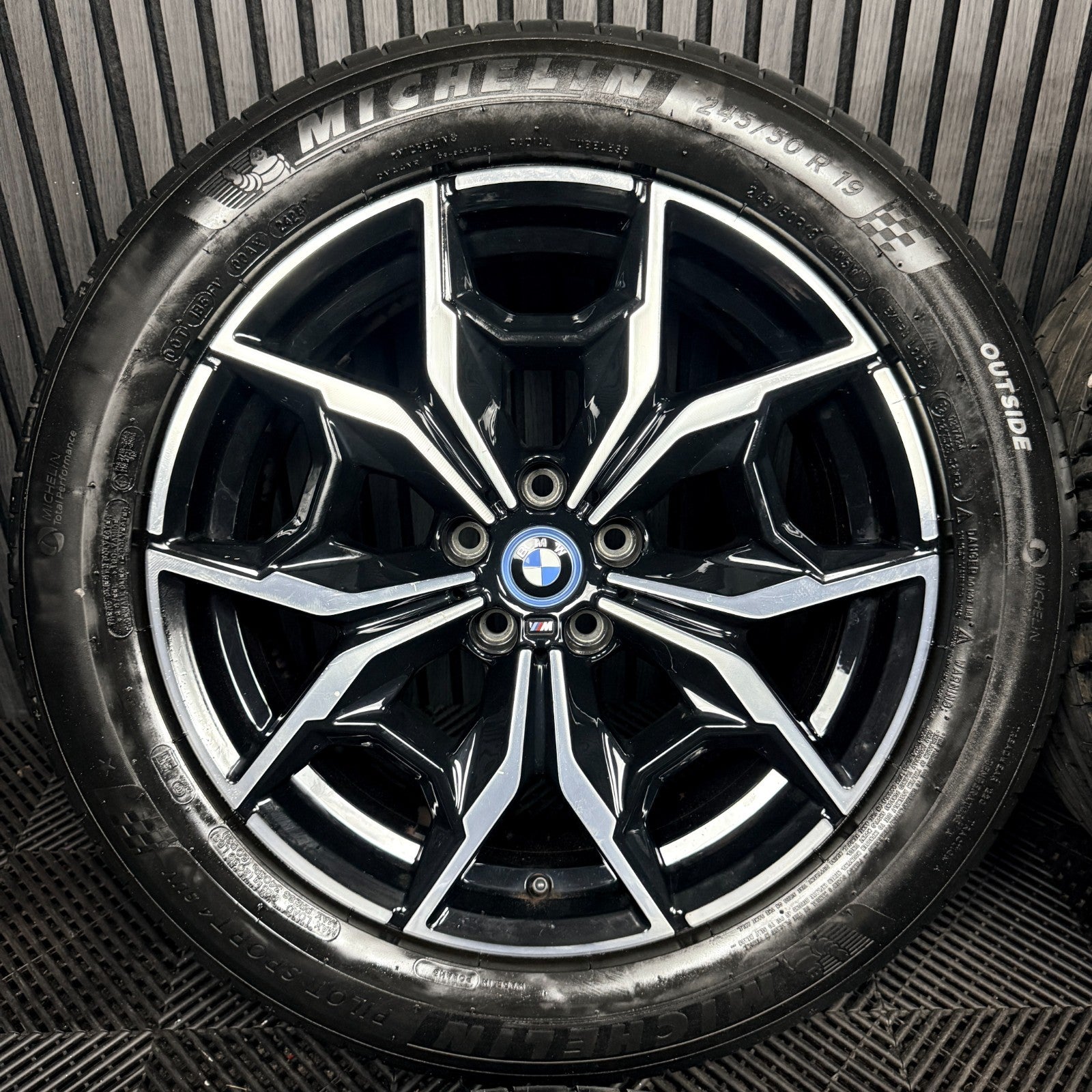 19'' Bmw X3 X4 G01 G02 887 M Sport Alloy Wheels Tyres Alloys 7916263 Genuine