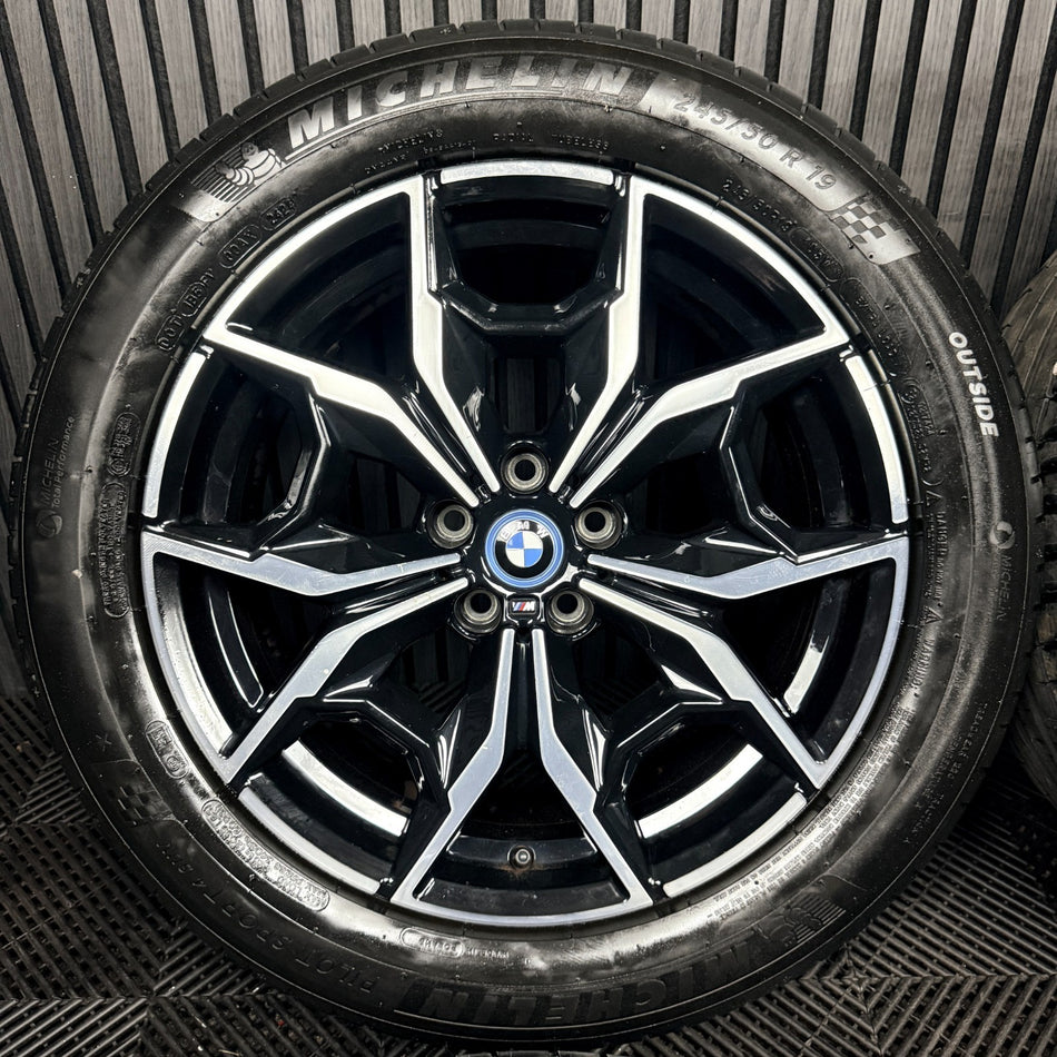 19'' Bmw X3 X4 G01 G02 887 M Sport Alloy Wheels Tyres Alloys 7916263 Genuine