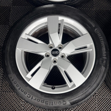 19" Audi Q5 5 Split Spoke S Line SQ5 Alloy Wheels Tyres 5X112 80A601025D Genuine