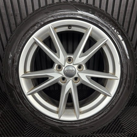 1X 18'' GENUINE AUDI Q2 S LINE 5 DOUBLE SPOKE ALLOY WHEEL TYRE 81A601025F