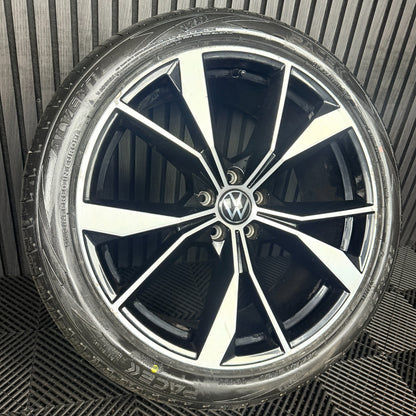 1X 20'' GENUINE VW TIGUAN MISANO R LINE 5NA601025AH DC ALLOY TYRE WHEEL SINGLE