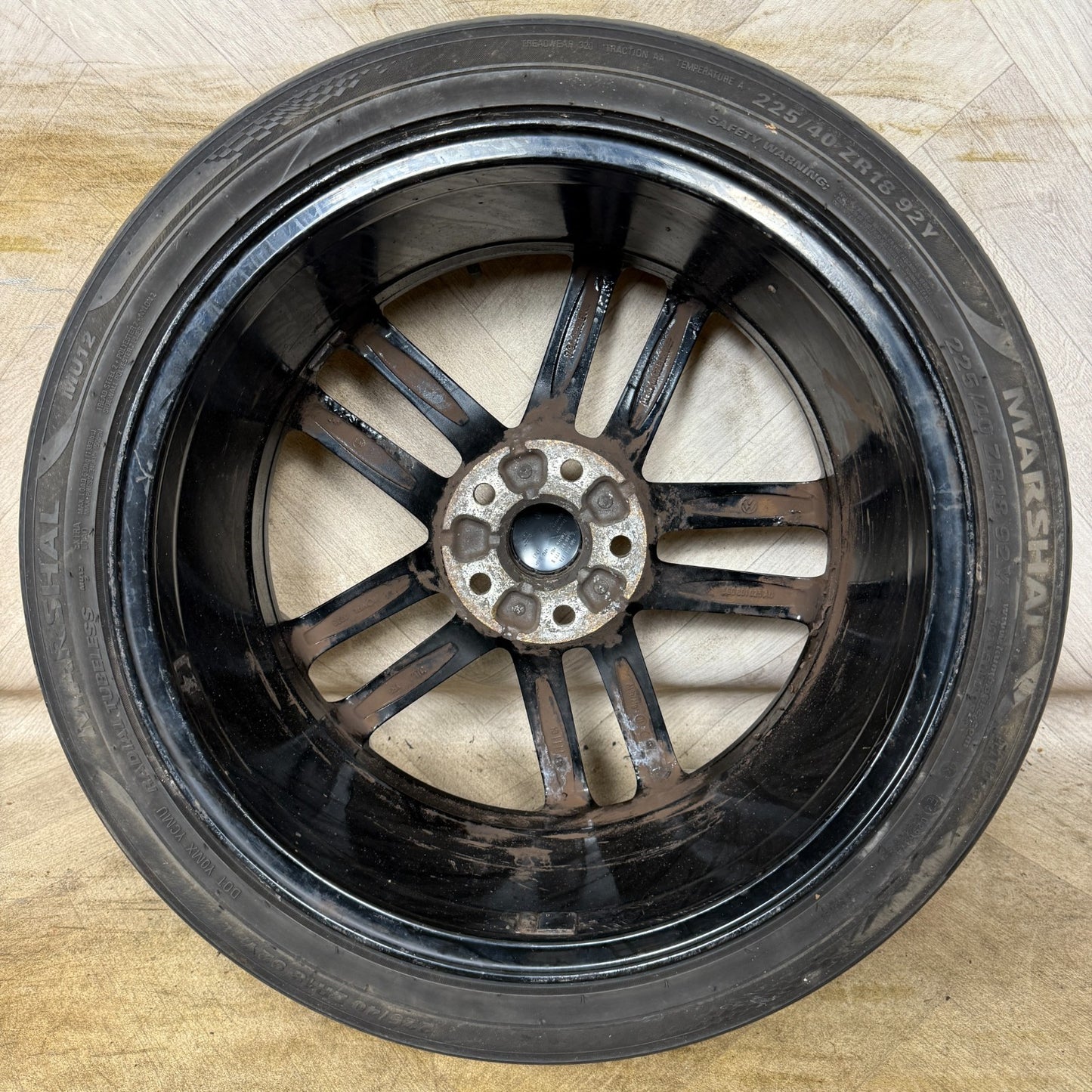 1X 18'' GENUINE VW GOLF GTD NOGARO GT GTI MK7 ALLOY WHEEL TYRE 5G0601025AQ