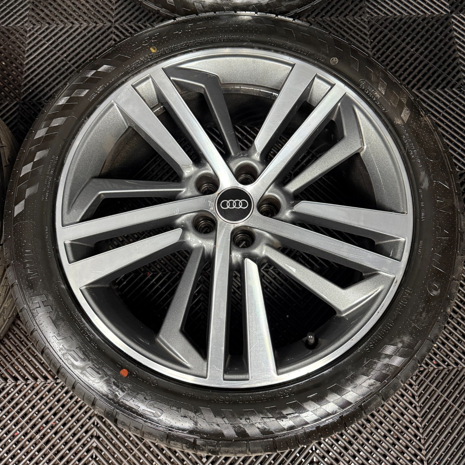 20'' GENUINE AUDI Q5 5 TRIPLE SPOKE SQ5 S LINE WHEELS TYRES ALLOYS 80A601025F