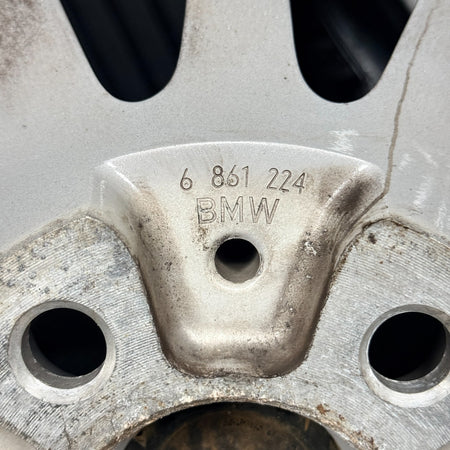 18" Bmw 5 Series 619 Silver Multispoke G30 G31 Alloy Wheel Tyres 6861224 Genuine